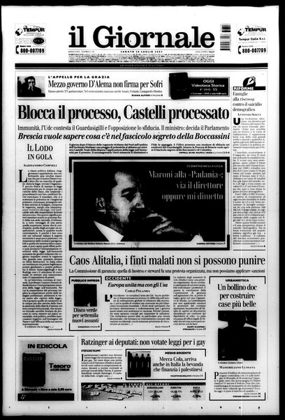 Il giornale : quotidiano del mattino